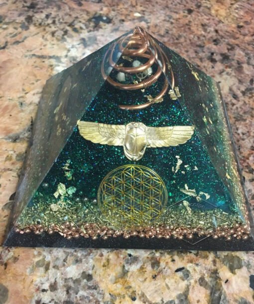 能量奥罡系列~全息Orgone 能量奥罡金字塔XL金字塔带特斯拉线圈：圖片 3