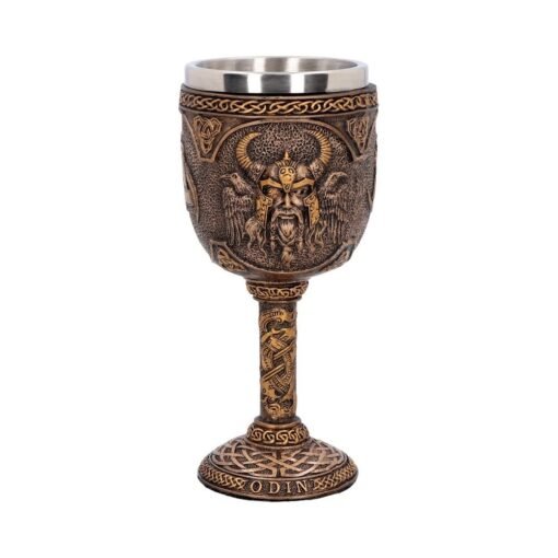 神秘学收藏~*进口中世纪魔法仪式酒杯 巫品圣杯 祭坛用品 收藏礼品杯北欧神话：圖片 2