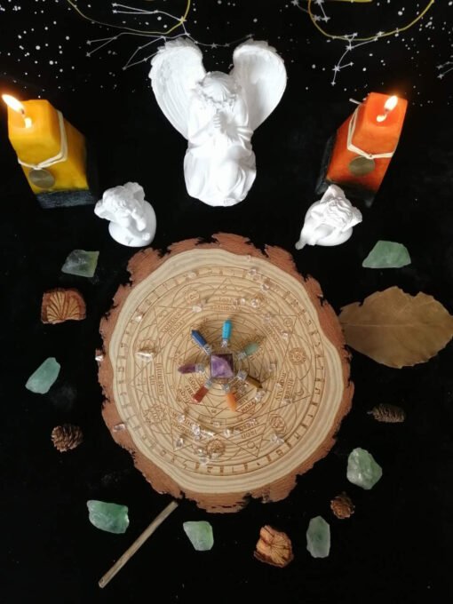 塔罗占卜系列~ 祈祷天使摆件 祭坛仪式 树脂天使工艺品装饰品