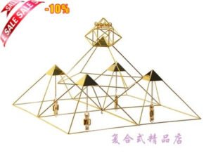 能量疗愈系列~美国佛弥勒基督金字塔网格【12K金5座金字塔4以太水晶能量倍增】
