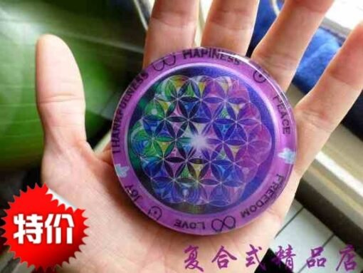 能量奥罡系列~克罗地亚手工大号七水晶疗愈盘Orgone（能量净化）奥罡