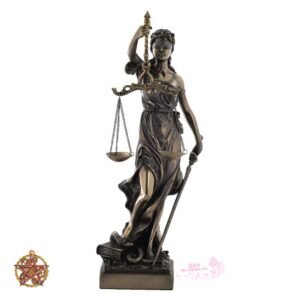*进口复古正义公平女神雕塑像家居客厅装饰办公室律师事务所摆件