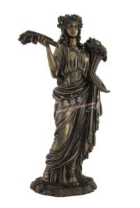 *进口希腊收获女神德米特铜像 婚姻保护者 地球母亲 自然母亲