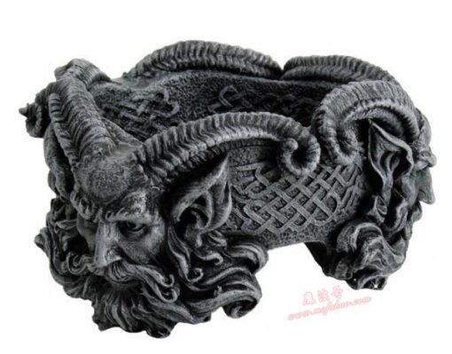 能量雕像系列~*进口希腊潘神雕像烟灰缸 WICCA魔法 神圣摆件净化能量
