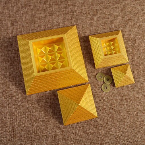 能量金字塔发生器风水镇宅转运许愿塔深海矿石金可搭寻龙尺摆件：圖片 3