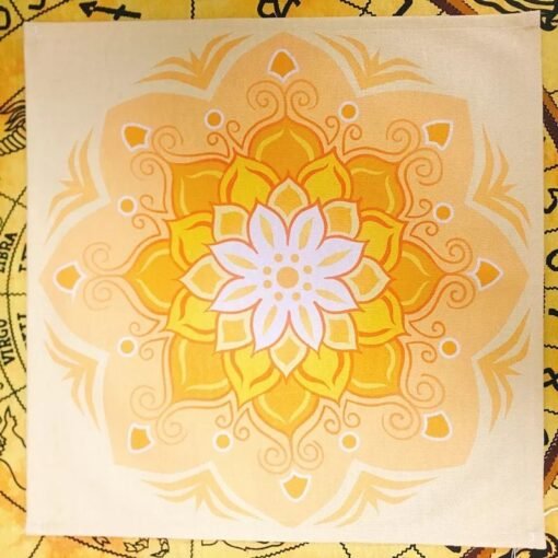 能量塔罗布~祭坛布魔法仪式桌布 生命之花桌布 塔罗占卜桌布灵性能量冥想仪式：圖片 21