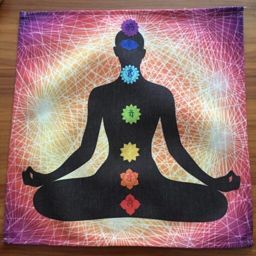 能量塔罗布~祭坛布魔法仪式桌布 生命之花桌布 塔罗占卜桌布灵性能量冥想仪式：圖片 19